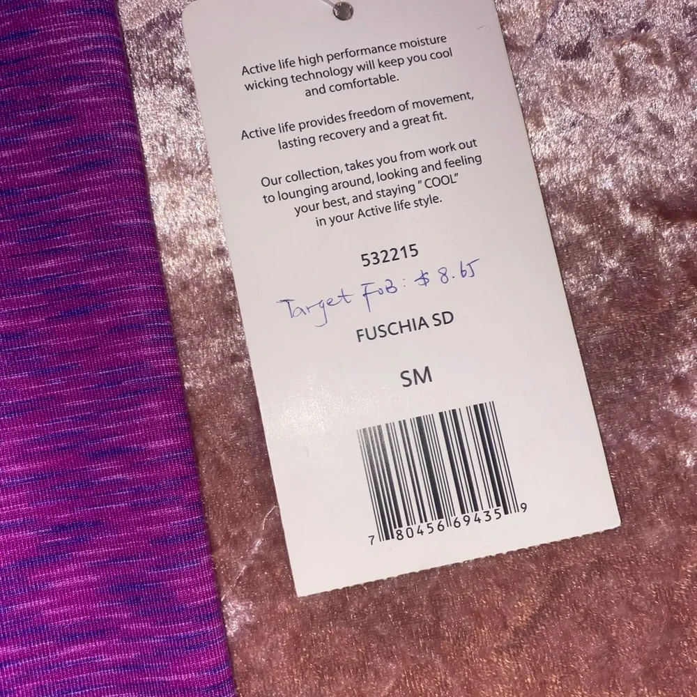 Active Life Purple Leggings - Picture 4 of 8